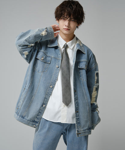 SUI-1998 ネクタイ 7cm シルバー ダークグレー シンプル 二色糸 メンズ ネクタイ kkne12