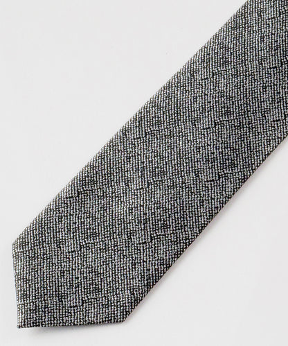 SUI-1998 ネクタイ 7cm シルバー ダークグレー シンプル 二色糸 メンズ ネクタイ kkne12