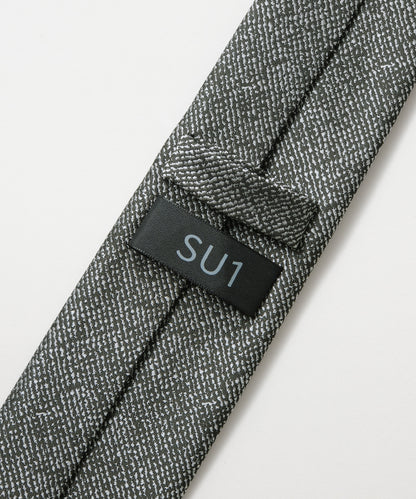 SUI-1998 ネクタイ 7cm シルバー ダークグレー シンプル 二色糸 メンズ ネクタイ kkne12