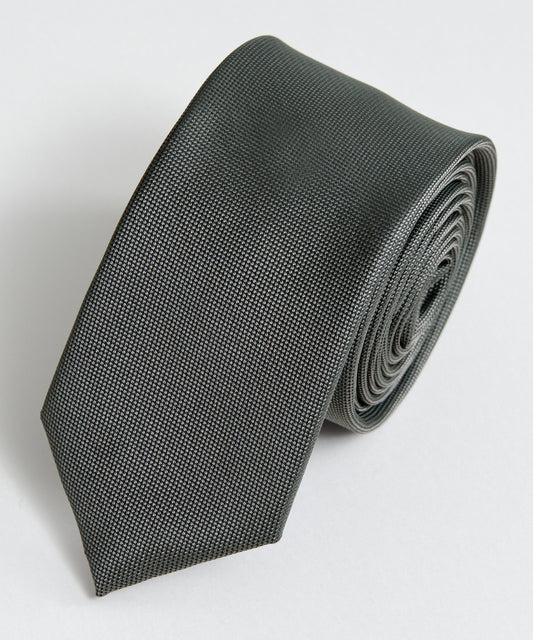 SUI-1998 ネクタイ 7cm チャコールグレー シンプル フォーマル メンズ ネクタイ kkne18