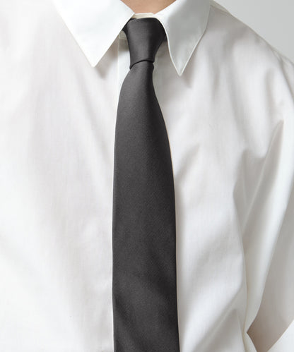 SUI-1998 ネクタイ 7cm チャコールグレー シンプル フォーマル メンズ ネクタイ kkne18
