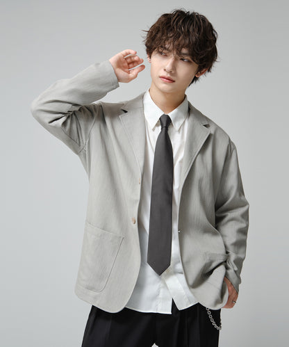 SUI-1998 ネクタイ 7cm チャコールグレー シンプル フォーマル メンズ ネクタイ kkne18