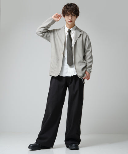 SUI-1998 ネクタイ 7cm チャコールグレー シンプル フォーマル メンズ ネクタイ kkne18