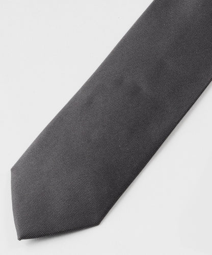 SUI-1998 ネクタイ 7cm チャコールグレー シンプル フォーマル メンズ ネクタイ kkne18