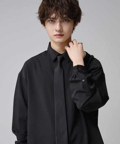 SUI-1998 ネクタイ 7cm マットブラック シンプル フォーマル メンズ ネクタイ kkne20