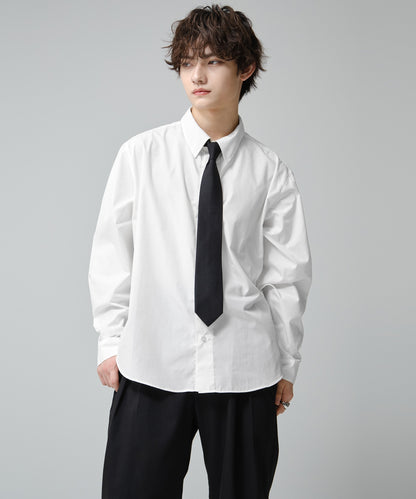 SUI-1998 ネクタイ 7cm マットブラック シンプル フォーマル メンズ ネクタイ kkne20