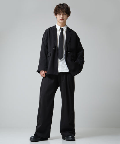 SUI-1998 ネクタイ 7cm マットブラック シンプル フォーマル メンズ ネクタイ kkne20