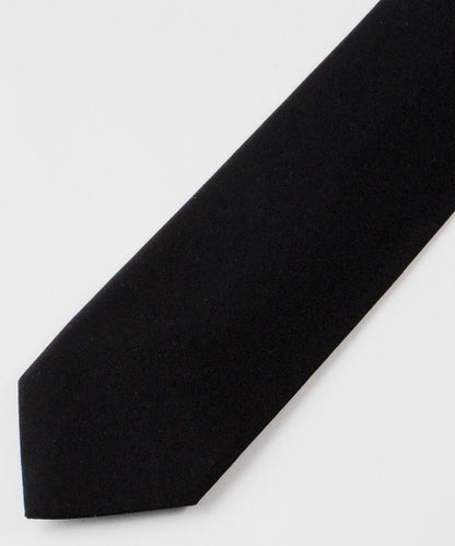 SUI-1998 ネクタイ 7cm マットブラック シンプル フォーマル メンズ ネクタイ kkne20