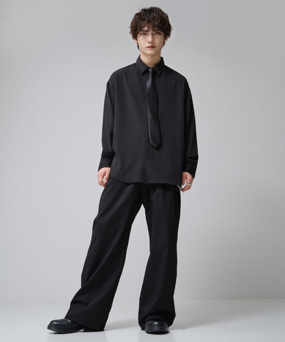 SUI-1998 ネクタイ 6cm ブラック ダークペイズリー シンプル 柄 メンズ ネクタイ kkne5