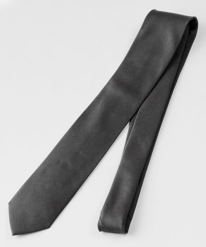 SUI-1998 ネクタイ 6cm チャコールグレー シンプル フォーマル メンズ ネクタイ kkne8