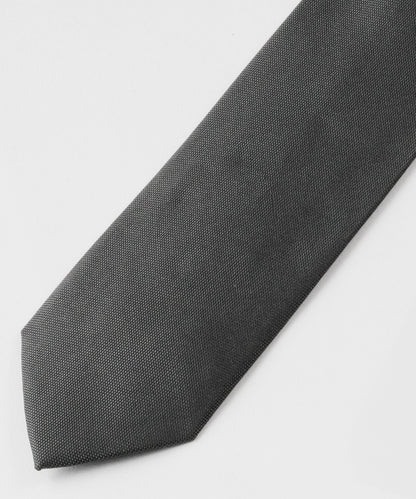 SUI-1998 ネクタイ 6cm チャコールグレー シンプル フォーマル メンズ ネクタイ kkne8