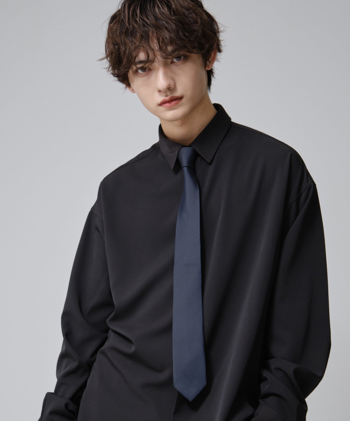 SUI-1998 ネクタイ 6cm ネイビー シンプル フォーマル メンズ ネクタイ kkne9