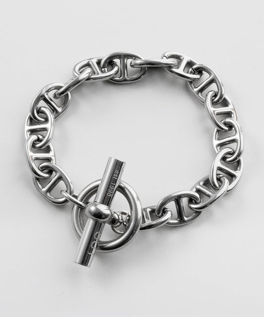 SUI-1998 ブレスレット 細 アンカーチェーン アンカー チェーン マンテル シルバー ステンレス 幅1cmメンズ kksb260