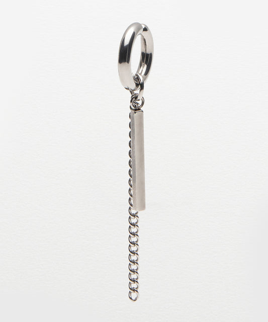 SUI-1998 イヤリング 片耳 フープ チェーン シルバー ステンレス メンズ kksfp87