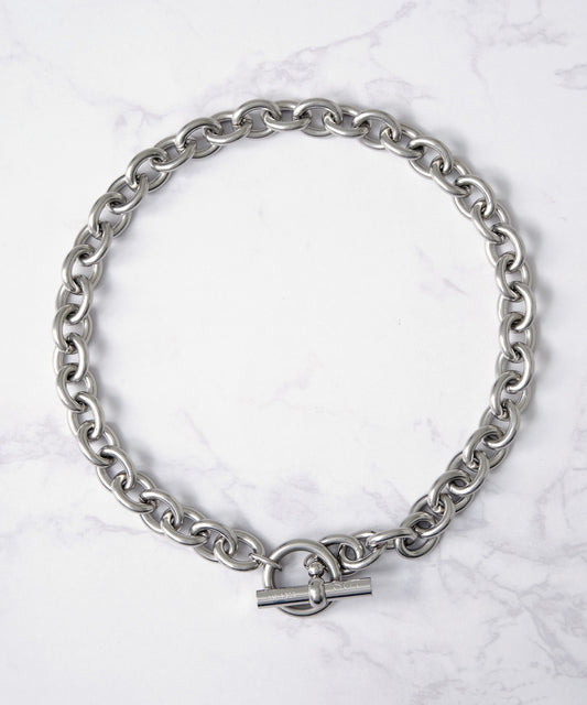 SUI-1998 ネックレス シンプル あずきチェーン あずき チェーン マンテル シルバー ステンレス 極太 メンズ kksn190