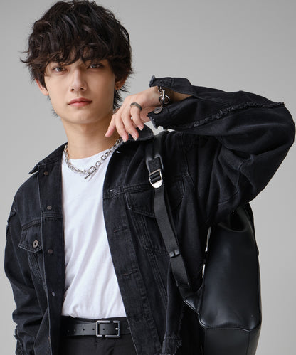 SUI-1998 ブレスレット シンプル カット あずきチェーン あずき チェーン マンテル シルバー ステンレス 幅１cm 極太 メンズ kksb270